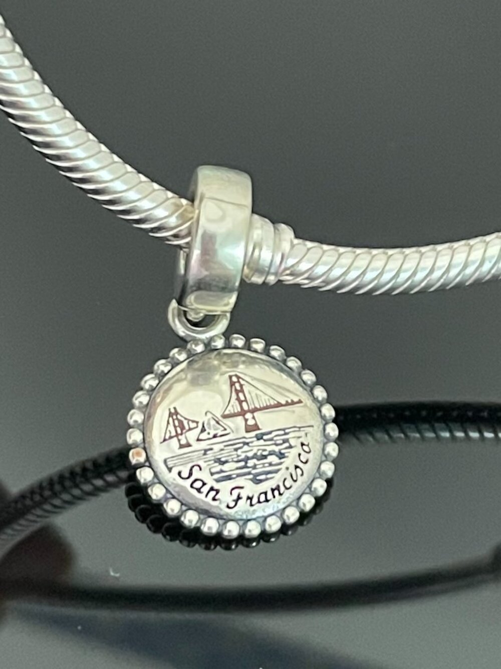 Original Pandora San Francisco Bridge Dangle Charm